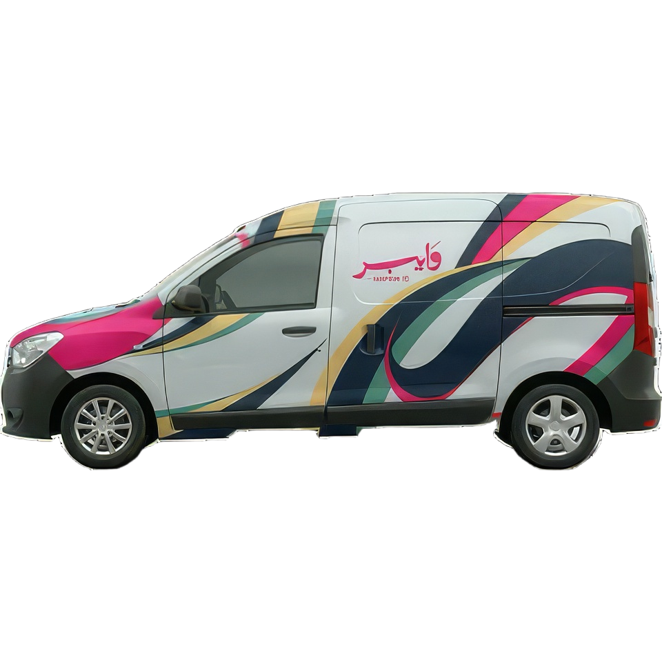 WIPER branded mobile car wash van